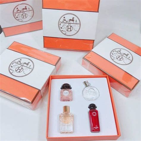 hermes parfums four deluxe replicas|hermes deluxe mini perfume.